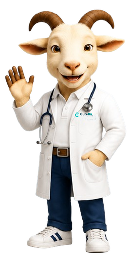 Curelta mascot doctor